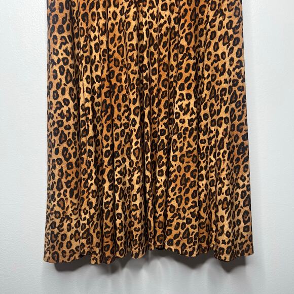 Ralph Lauren Animal Print Sheath Dress V-Neck Cap Sleeve Women's 6 Mob Wife - Picture 7 of 11